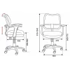Кресло компьютерное Бюрократ CH-W797/BR/TW-14C