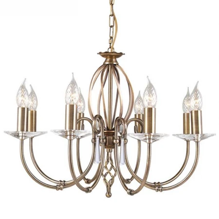 Люстра Elstead Lighting AG8 AGED BRASS AEGEAN