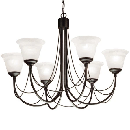 Люстра Elstead Lighting CB6 BLACK CARISBROOKE