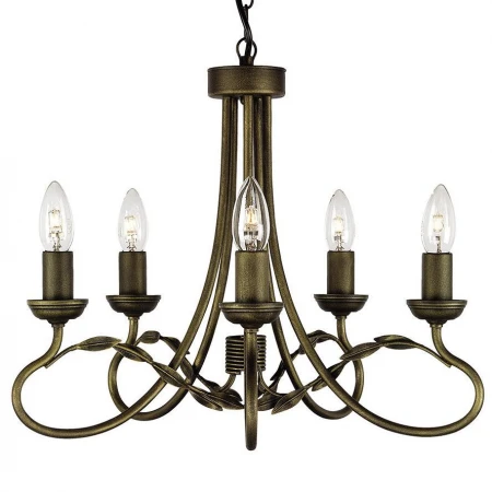 Люстра Elstead Lighting OV5 BLK/GOLD OLIVIA