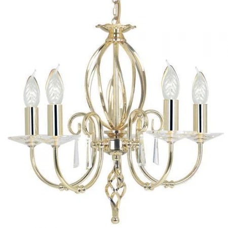 Люстра Elstead Lighting AG5 POL BRASS AEGEAN