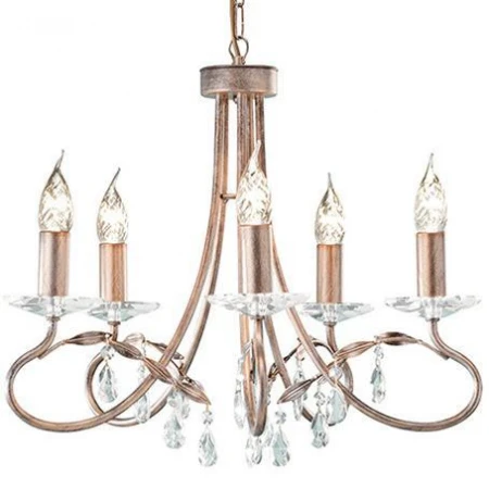 Люстра Elstead Lighting CRT5 SILVER/GOLD CHRISTINA