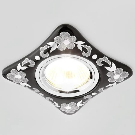 Точечный светильник Ambrella Light D2065 BK/CH