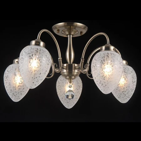 Люстра Natali Kovaltseva ZARAGOZA 81050-5C ANTIQUE BRASS