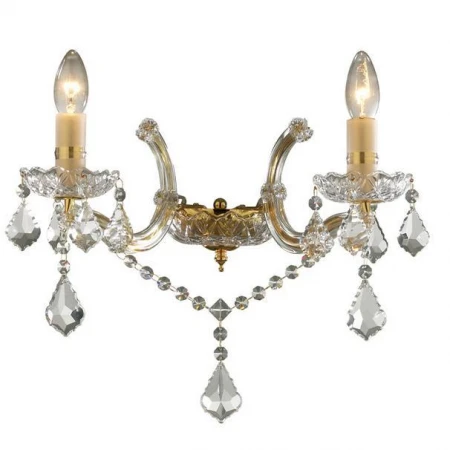 Хрустальное бра Ideal Lux FLORIAN AP2 ORO FLORIAN