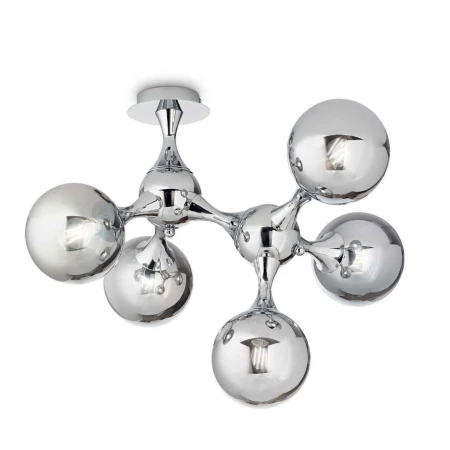 Потолочная люстра Ideal Lux Nodi Pl5 Cromo