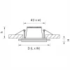 Встраиваемый светодиодный светильник Lightstar Acri 212012