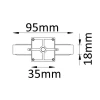 Соединитель линейный однофазный Crystal Lux CLT 0.211 01 WH