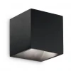 Уличный настенный светодиодный светильник Ideal Lux Rubik Ap1 Nero 4000K