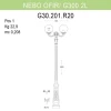 Уличный фонарь Fumagalli Nebo Ofir/G300 G30.202.R20.AZE27